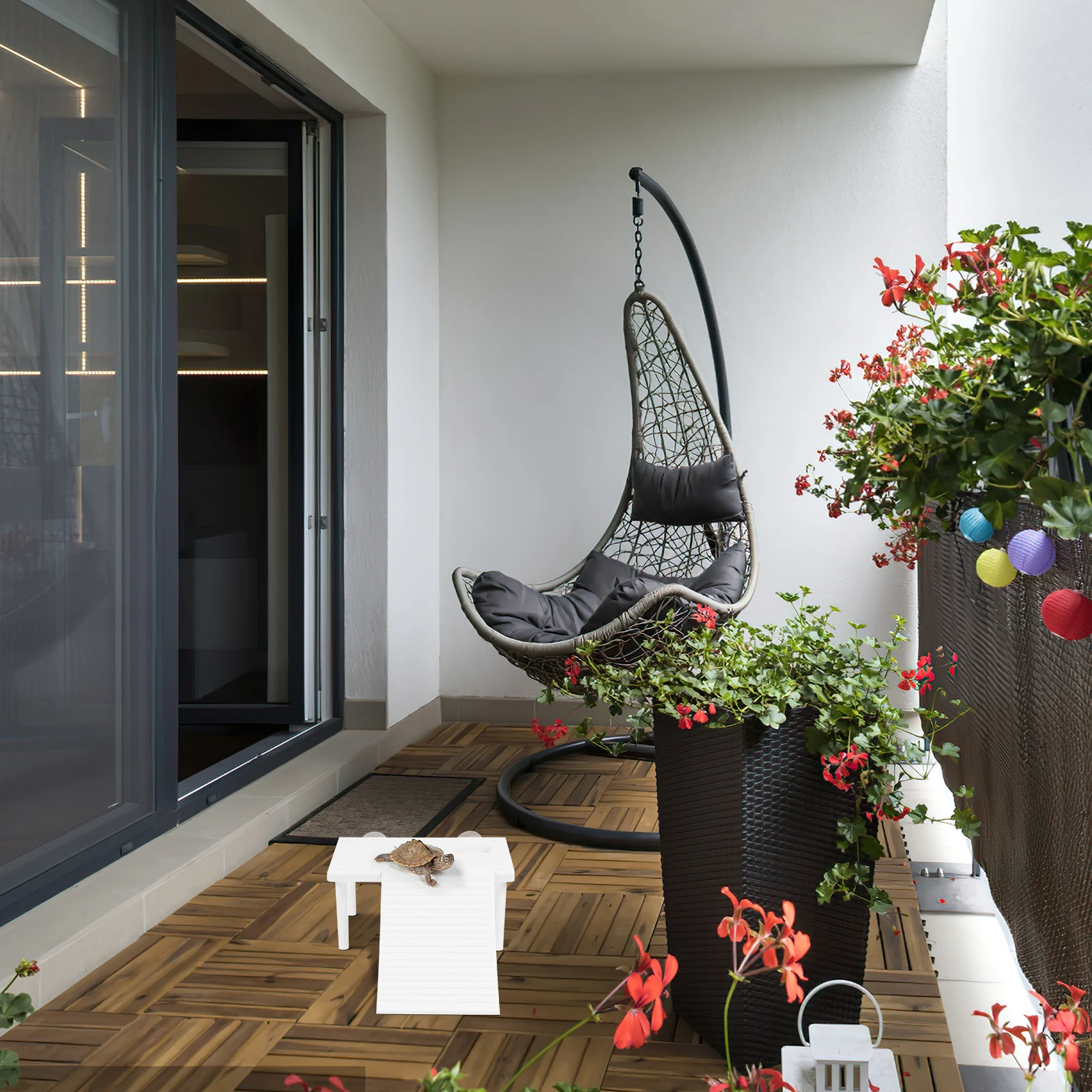 

Turtle Basking Platform Multifunctional Floating Island For Aquarium Terrarium Climbing Ramp Shelter Decor Dock Rest Spot