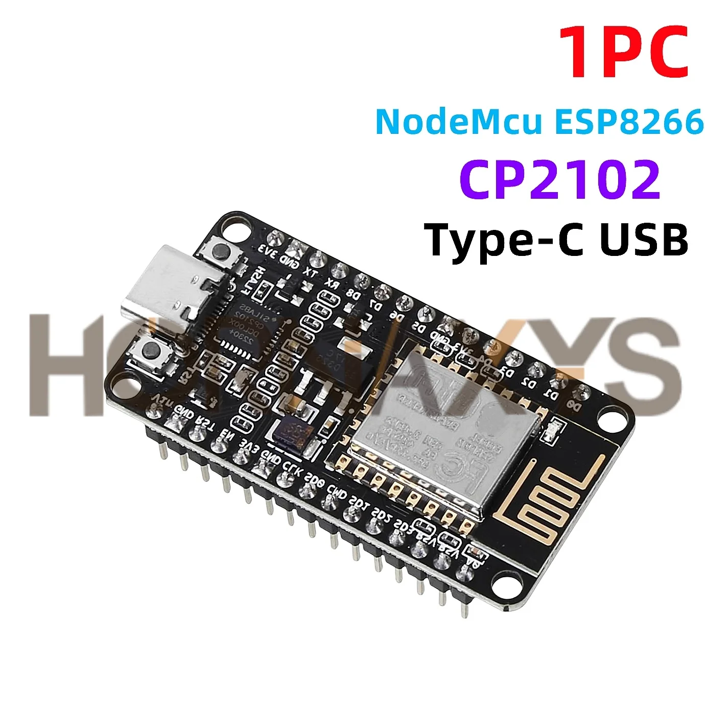 1-10PCS/Wireless Module CP2102 NodeMcu V3 V2 Lua WIFI Internet of Things Development Board Based ESP8266 ESP-12E Type-c usb