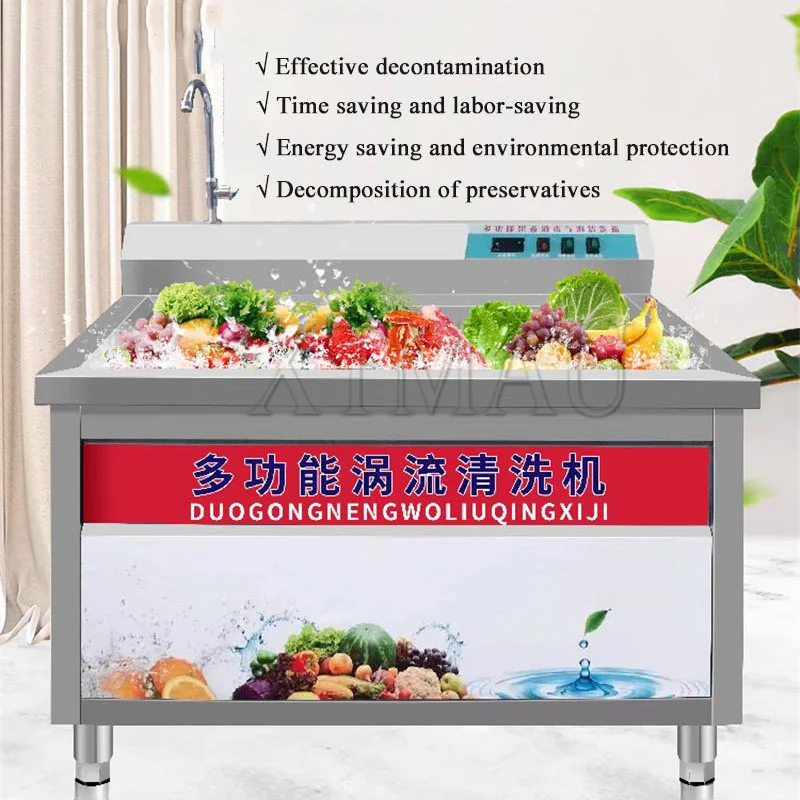 Fruit Air Bubble Cleaning Green Leafy Vegetables Beet Washing Machine