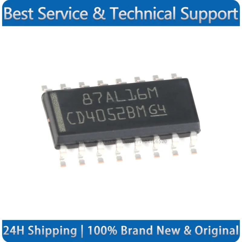 CD4052BM96 SOIC-16 SMD Multiplexer Switch ICs 4-Ch Analog IC New Original