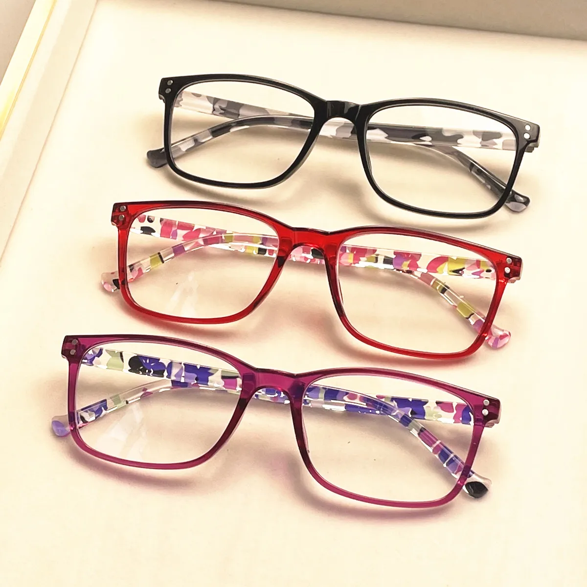 3PCS Lesebrille Leichte Anti Augen Überanstrengung Mode Computer Presbyopie Brille Für Frauen Männer