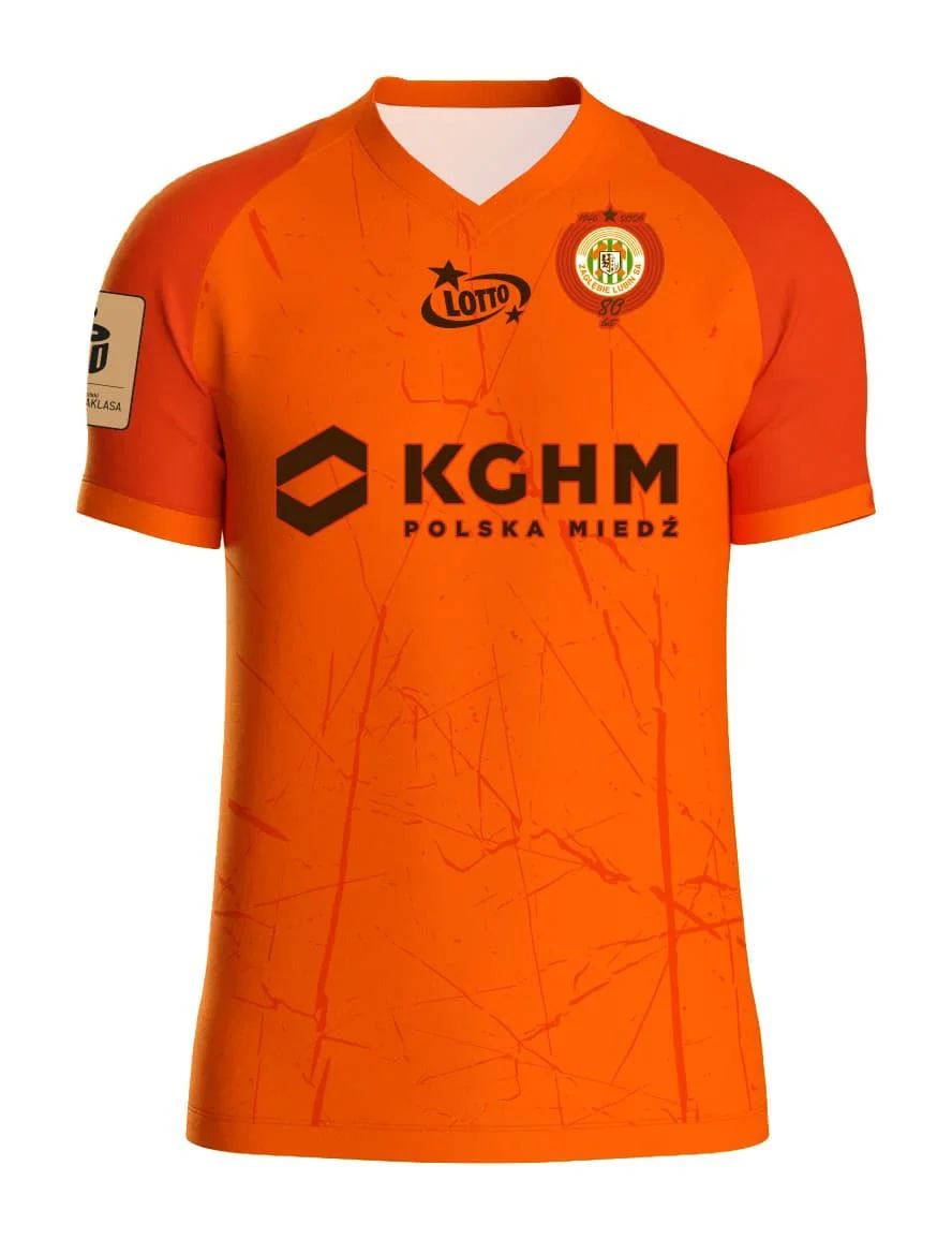 2026 Edition Zagłębie Lubin Polish League Fan Version Short Sleeved Shirt Quick Drying Team Sports T-Shirt  Family Matching