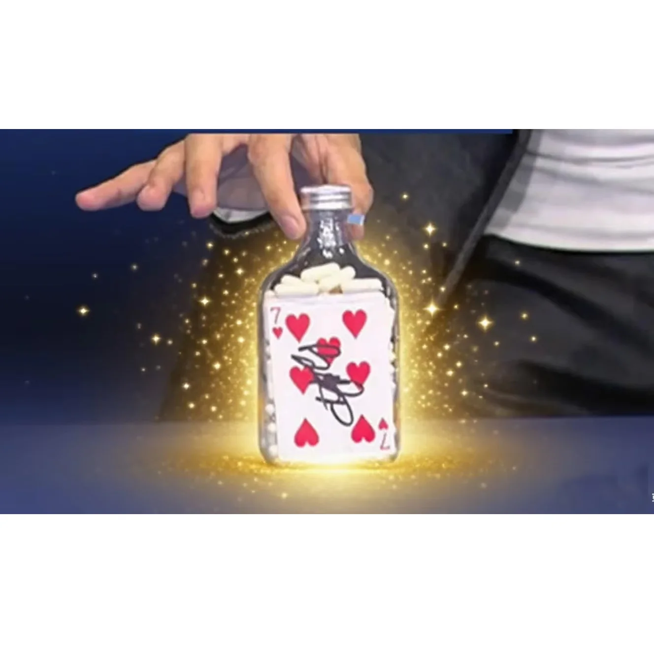 

Бутылка Адриана Вега Волшебные трюки Карта с подписью Появляется в герметичной бутылке Магия Реквизит Крупным планом Иллюзии Уловки