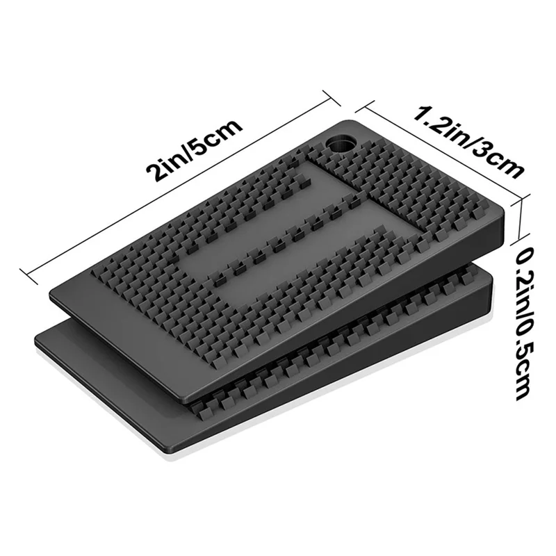 Abwp-cuços de plástico para nivelamento-frasco de 144 peças, cunhas de mesa fortes e duráveis, niveladores diy para móveis, mesa, cadeira