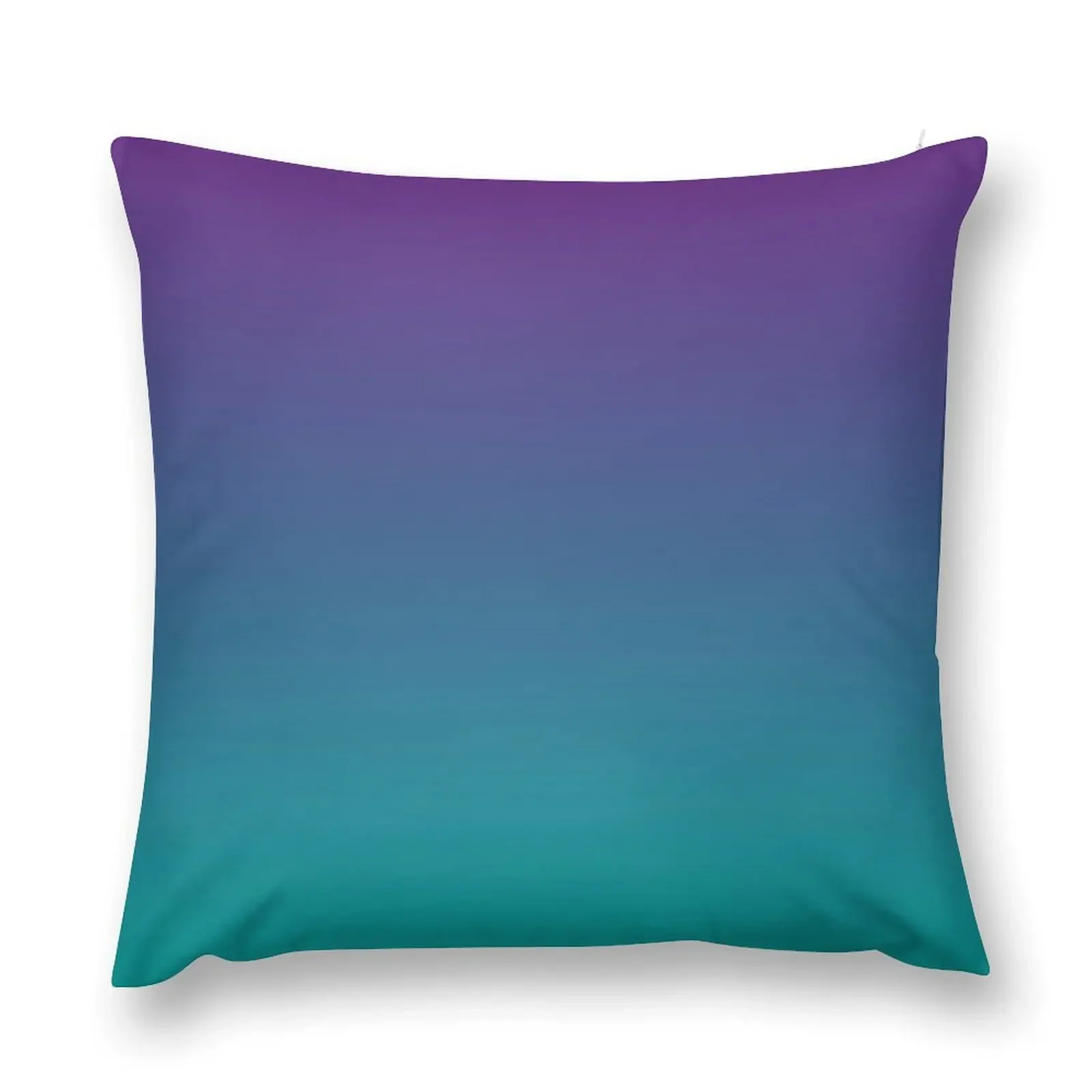 Ombre Gradient Colors Purple and Teal Throw Pillow Ornamental Pillow Sofa Cover pillow