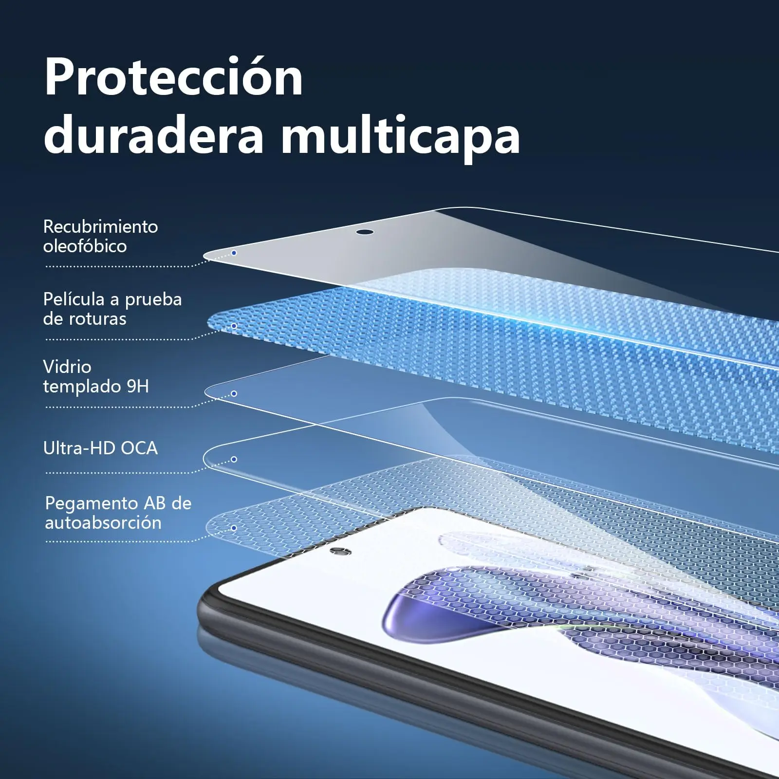 Für XIAOMI 11T Pro 6,67 Zoll Displayschutzfolie aus gehärtetem Glas, Kristallglimmer, 9H HD, klare, transparente Hülle, freundlich, kratzfest – Detail 6