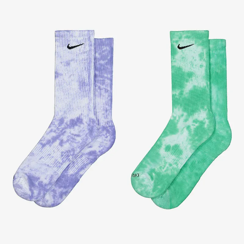 Nike genuino temporada actual colorido Tie-Dye Unisex calcetines deportivos largos casuales DM3407-903
