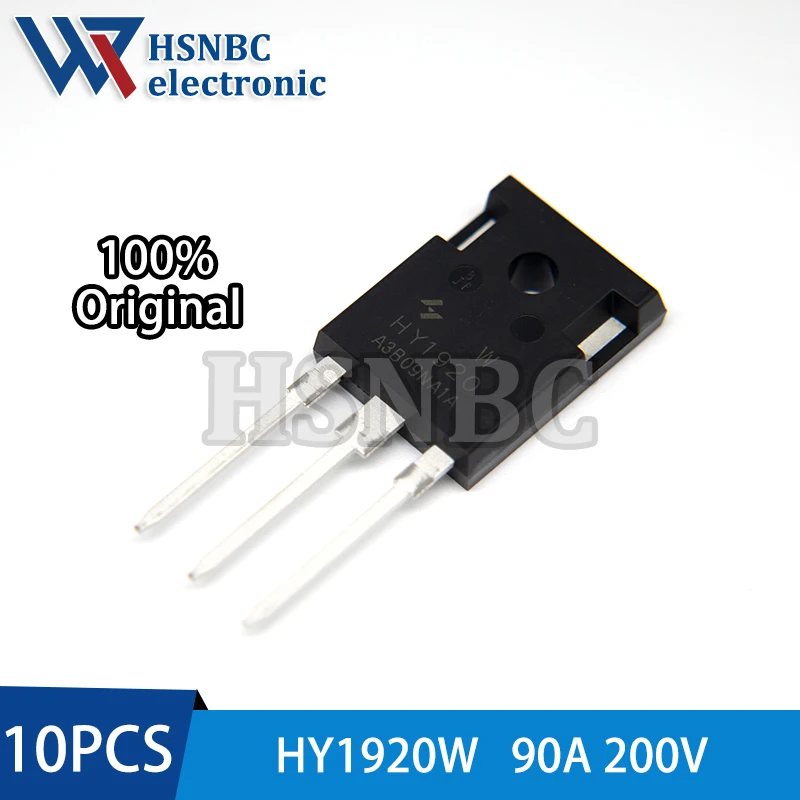 

10PCS HY1920W HY1920 TO-247 90A 200V N-Channel Power MOSFET Transistor 100% New Original