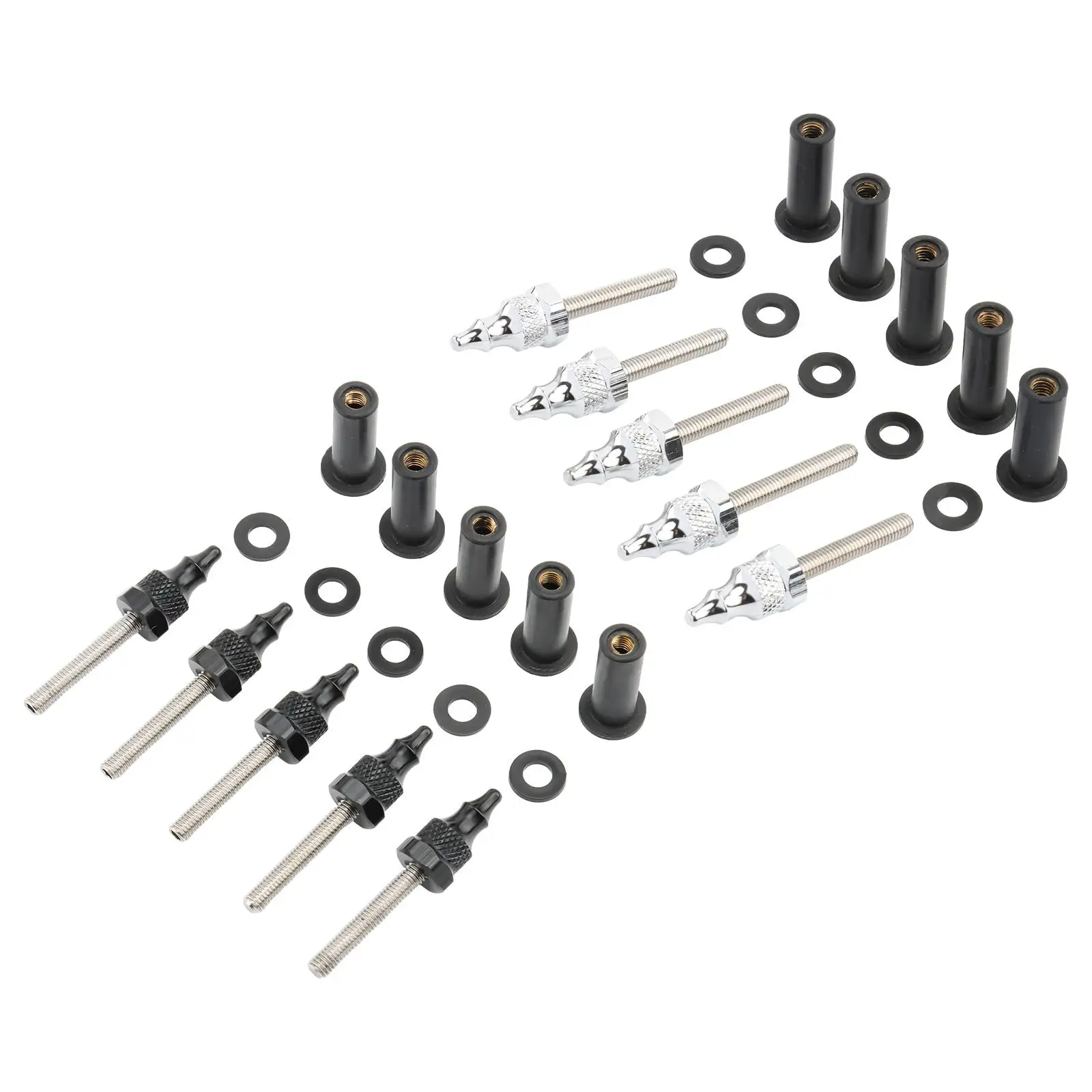 Windscreen Screws Nuts Kit Motorcycle Fairing Bolts Motorbike Accessories for Glide Workmanship Replaces