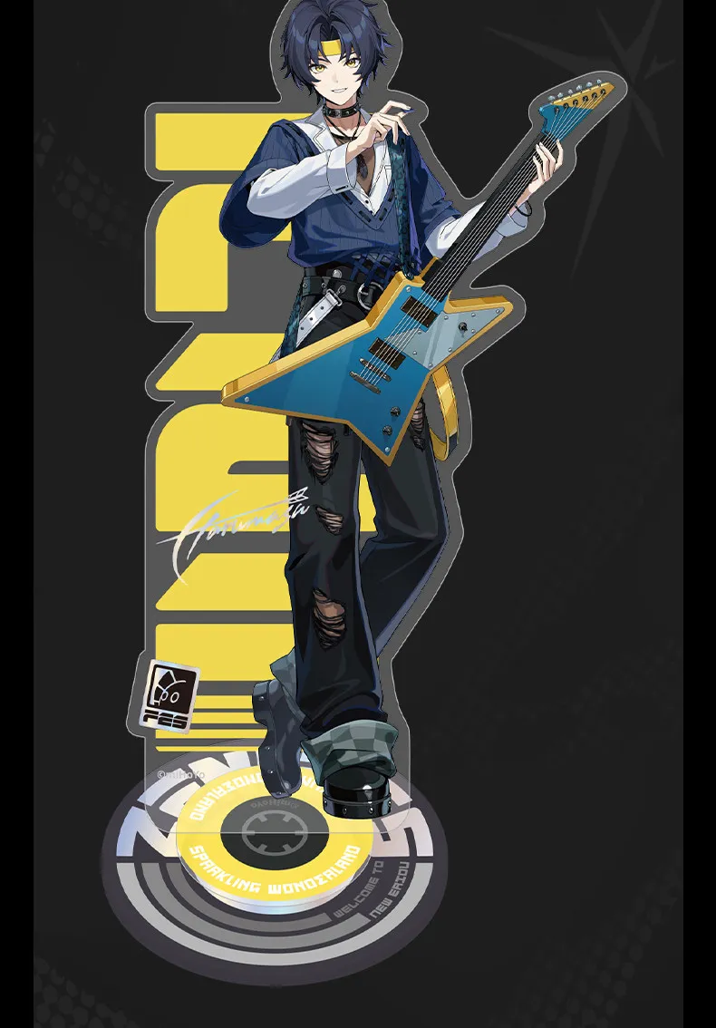 Originele Game ZZZ Zenless Zone Zero Ellen Joe Asaba Harumasa Roterende Acryl Stand Ornament Anime Spel Speelgoed Kinderen Geschenken Cospl