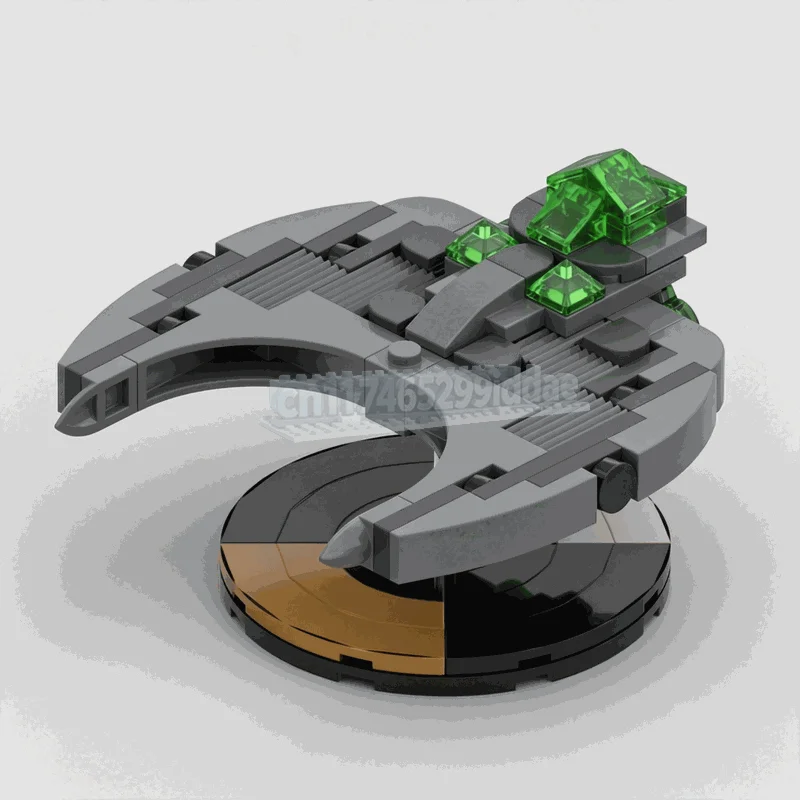 90Pcs Futuristic Space Cruiser Building Blocks Sci Fi Starship Model DIY Assembly Toy Tabletop Display Creative Festival Gifts