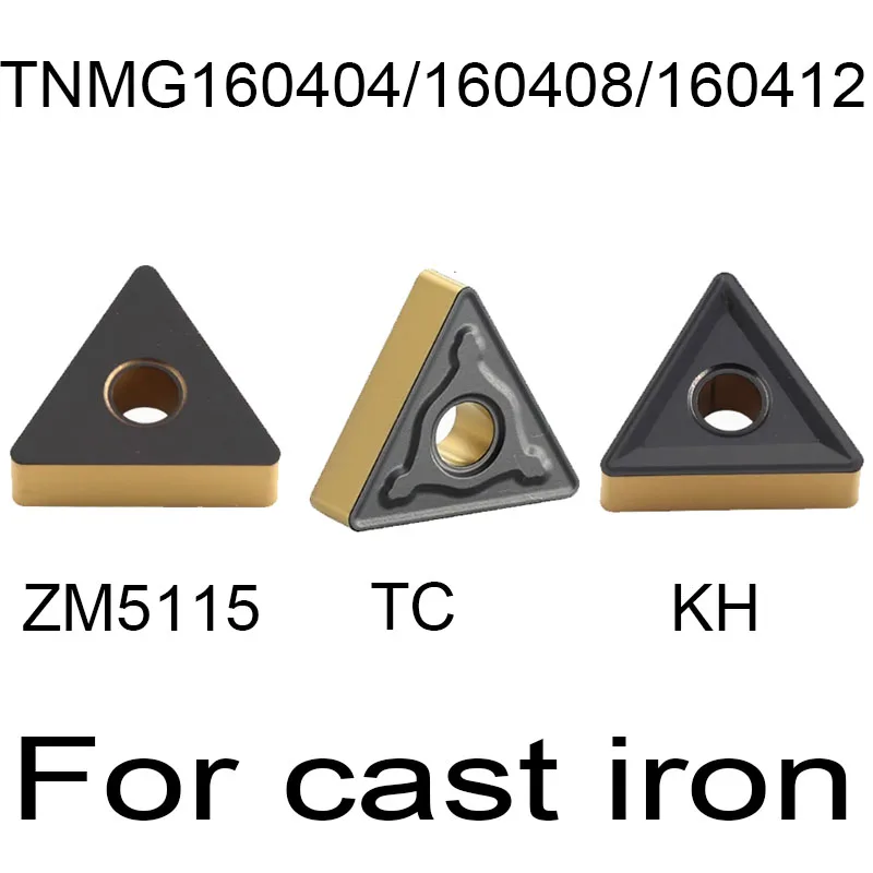 10 قطعة TNMG160404/TNMG160408/TNMG160412-TC/ KH CNC فهرسة كربيد تحول إدراج مخرطة تحول إدراج للحديد الزهر