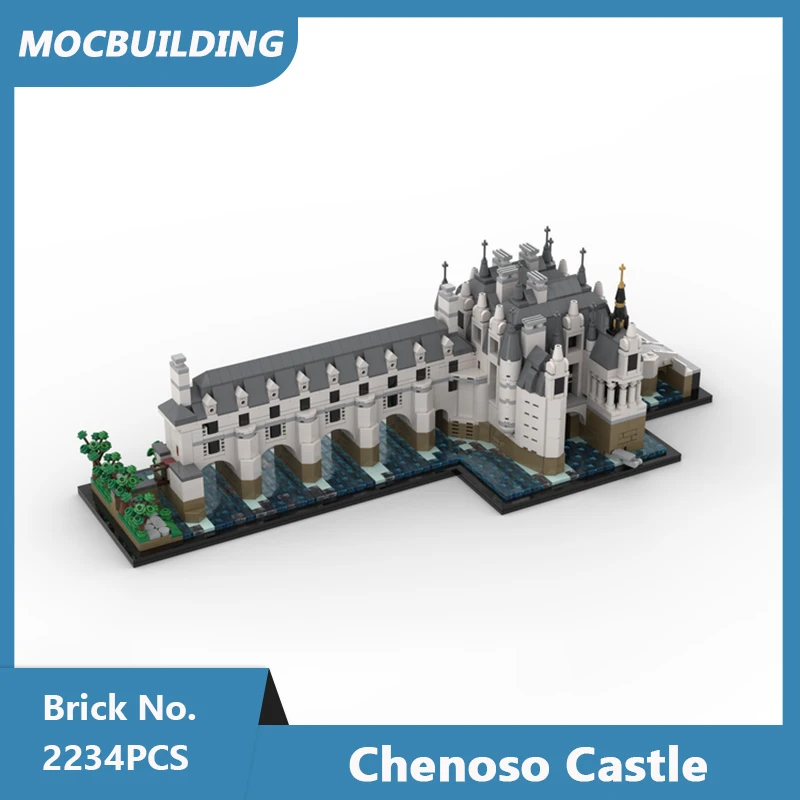 MOC Building Blocks Chenoso Castle Model DIY Assembled Bricks Architecture Serise Educational Creative Xmas Toys Gifts 2234PCS