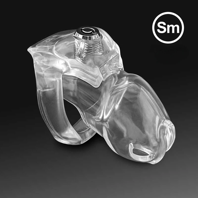 New HT-V5 Chastity Lock Male Resin Chastity Device Separation Lock 5 Cock Ring BDSM Bondage Penis Ring Cock Cage SexToys For Men