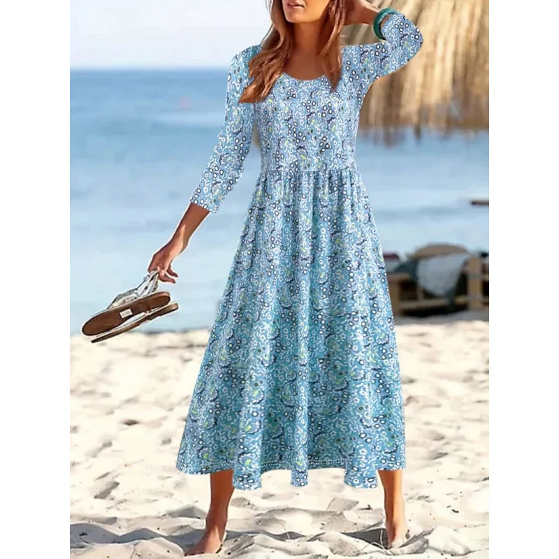 Vestido curto de praia com alça espaguete floral de verão feminino, mini vestido feminino, roupas femininas, vestidos vermelhos, vestido, novo em vestido