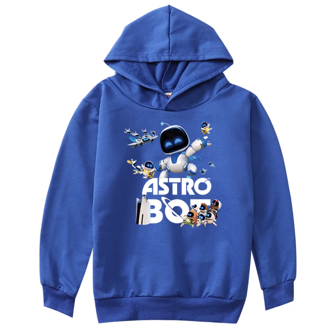 Hot Astro Bot Hoodie Kids Comic Clothes for Toddler Girl Pullover Long Sleeve Coats Boys Soft Fabric Outerwear Children Clothing