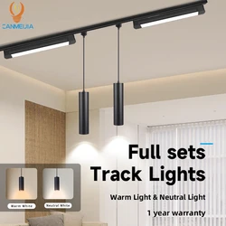 110V 220V LED Track Pendant Light Ceiling Dining Table Long Tube Hanging Lamp For Living Room Kitchen Chandelier Home Decvor