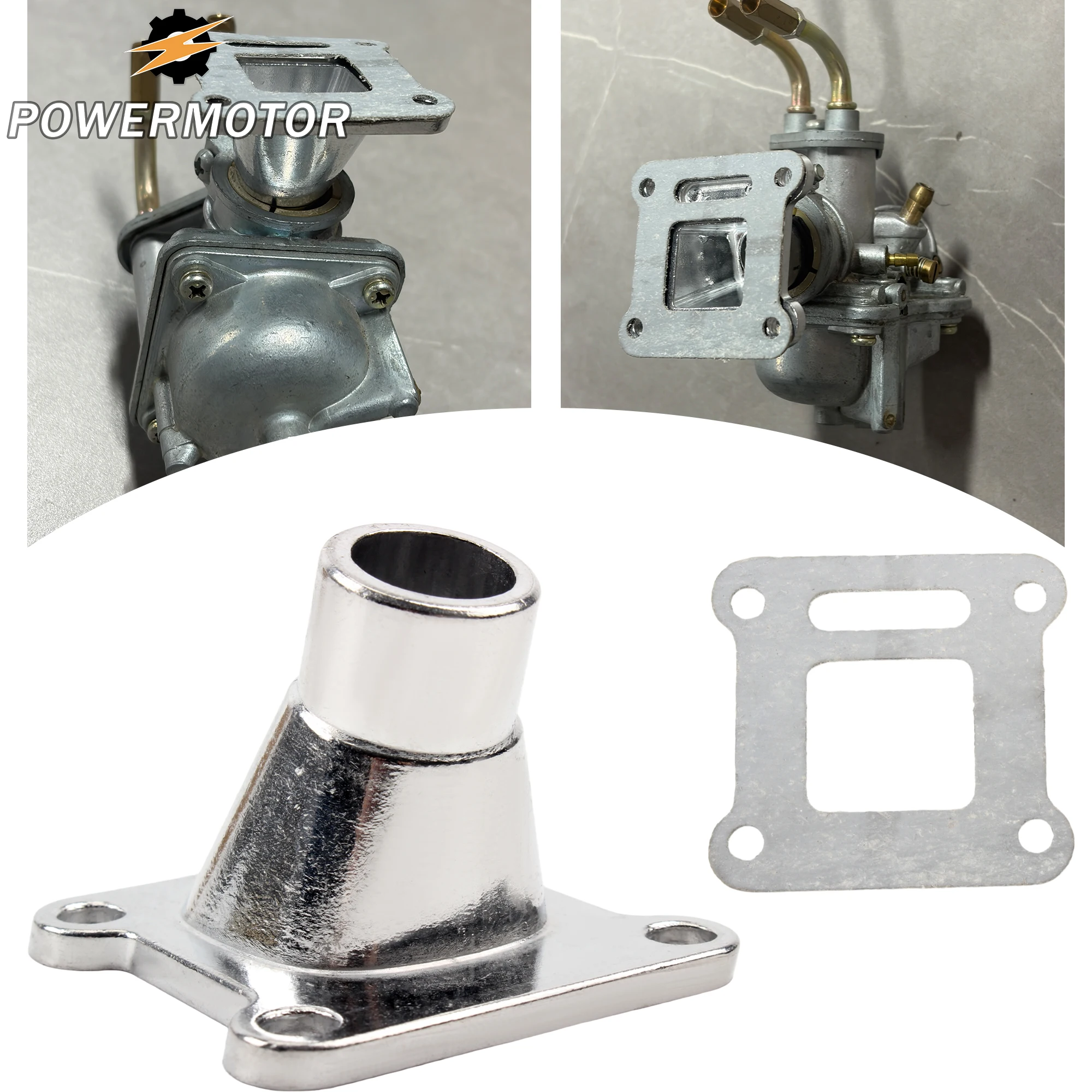 

Enduro Motorcycle Carburetor Intake Pipe Manifold for 49cc Mini Pit Dirt Quad Motocross 2 Stroke Engine Carburetor Modified Part