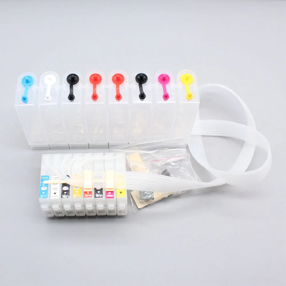 

Система непрерывной подачи чернил/Синс без чипов для принтеров EPSON SureColor P400 P405 P407 P408 PX7V2