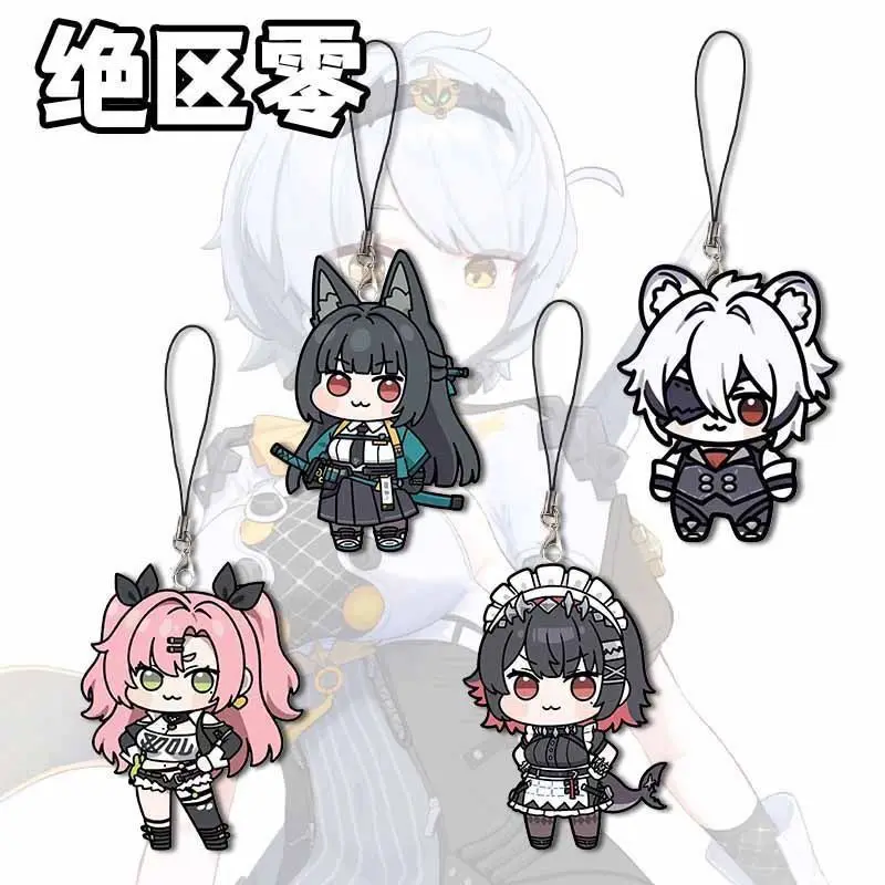 Hoshimi Miyabi Nicole Demara Anime KeyChain ‌Zenless Zone Zero Men Key Chain for Women Cartoon Figure Acrylic Keyring Pendant