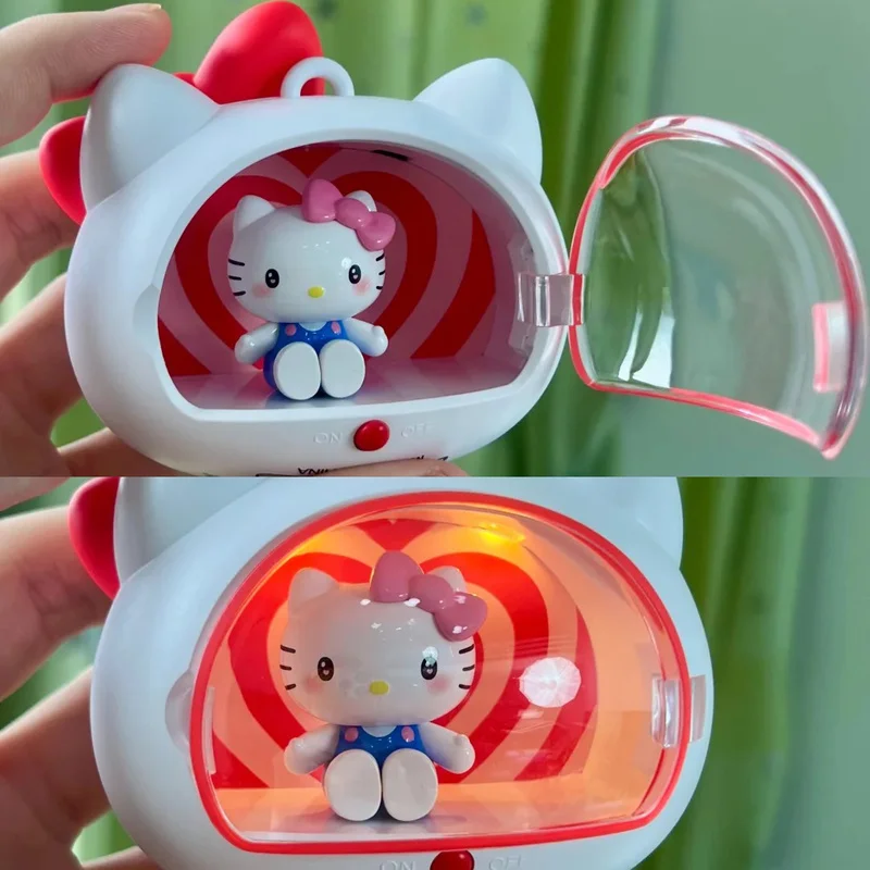 Новая фигурка Hello Kitty Kuromi Healing Space, аниме-кукла, украшение, подвеска, брелок для телефона, таинственная коробка-сюрприз, подарок