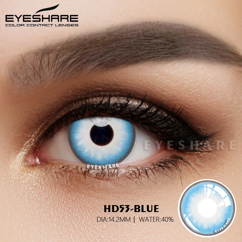 EYESHARE 2pcs Cosplay Colored Lenses for Eyes Cosmetics Anime Lenses Colored Contacts Lens Yearly Use Contacts Pupils For Eyes