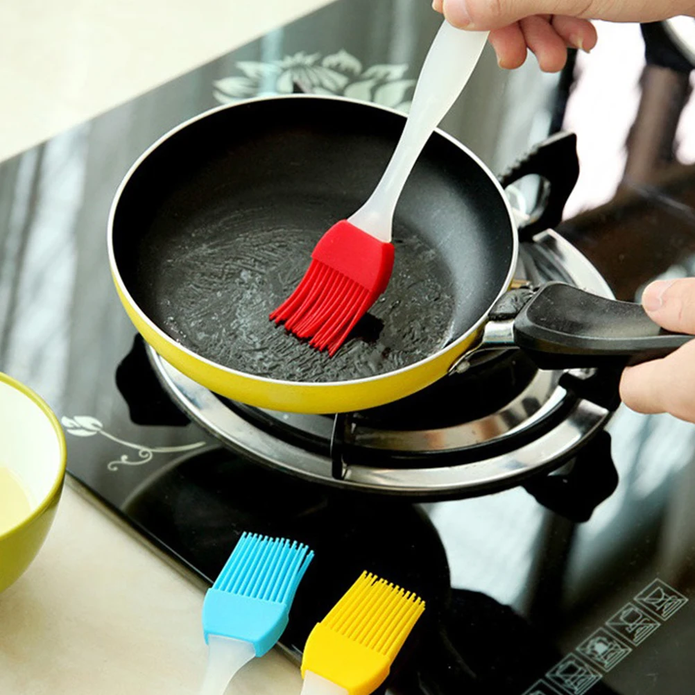 

20 pcs Silicone Pastry Brush High Temperature Silicone Baking Brush Resistance EcoFriendly Reusable Home Baking BBQ Cooking