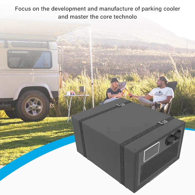 2025 Hot Selling 12 Volt 24V DC Air Conditioner for Cars Outdoors Seat Design Electric Power Source US Plug Type