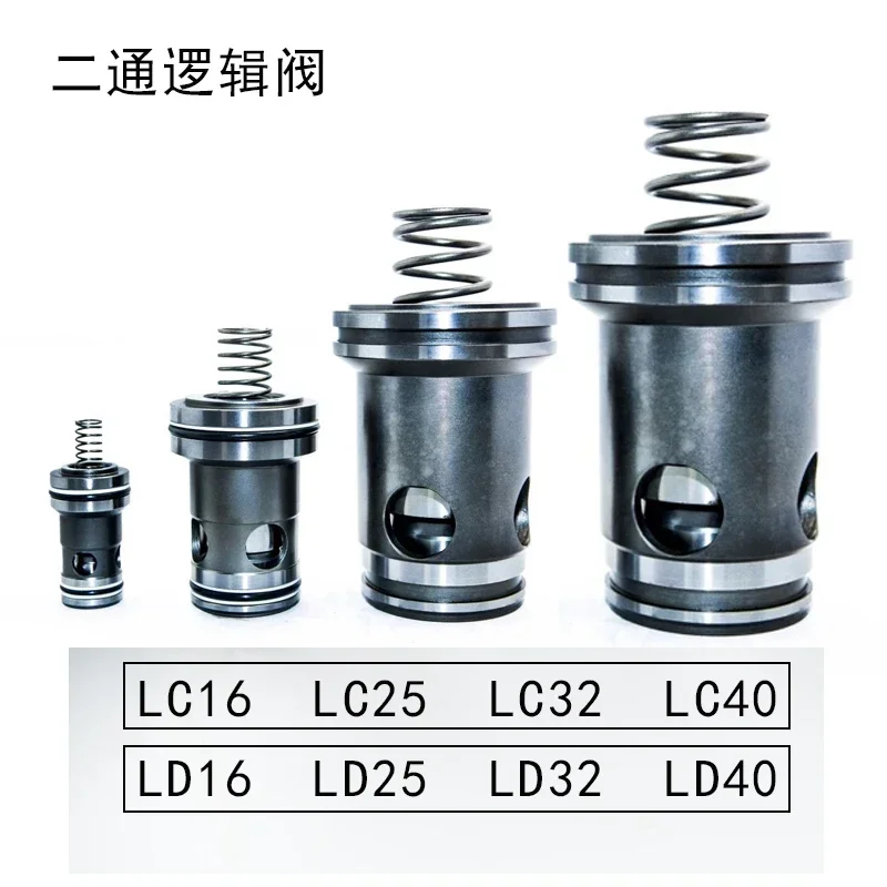 

Insert Two-way Logic Valve Hydraulic Fittings LCV/LD 16 25 32 40 Path Direction Pressure Valve Insert