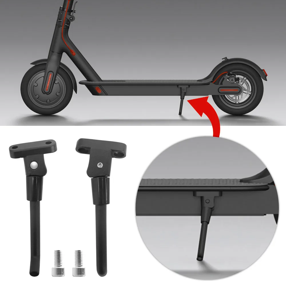 Electric Scooter Foot Support Side Stand for Xiaomi M365 Pro Scooters Tripod Side Support Brace Kickstand Scooter Accessories