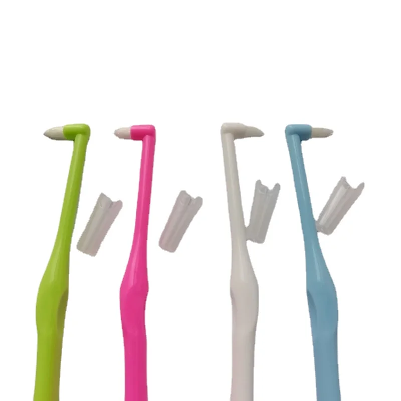 Pointed Head Orthodontic Toothbrush Tooth Brush Soft Hair Correction Teeth Braces Dental Floss Oral Tooth Care