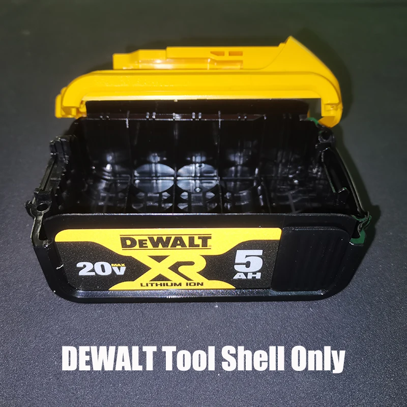 DEWALT Original Tool Shell DCB205 20V5.0Ah Lithium Battery Genuine Yellow Compact Housing