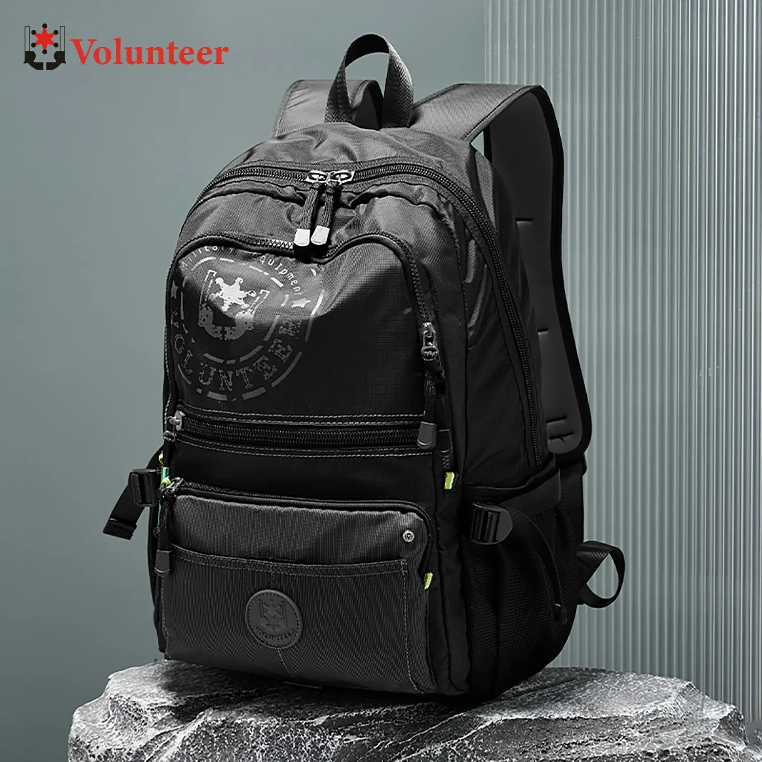 VOLUNTEER 27L Travel Waterproof Backpack Men Fashion Multifunctional School Tactical Backpack Hiking Large Capacity Bags 1652-04