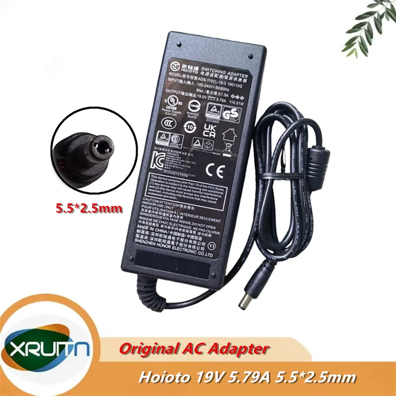 

Оригинальный HOIOTO ADS-110CL-19-3 190110G 19 В 5,79 А 110 Вт 11001 Вт 5,5*2,5 мм импульсный адаптер переменного тока для зарядного устройства