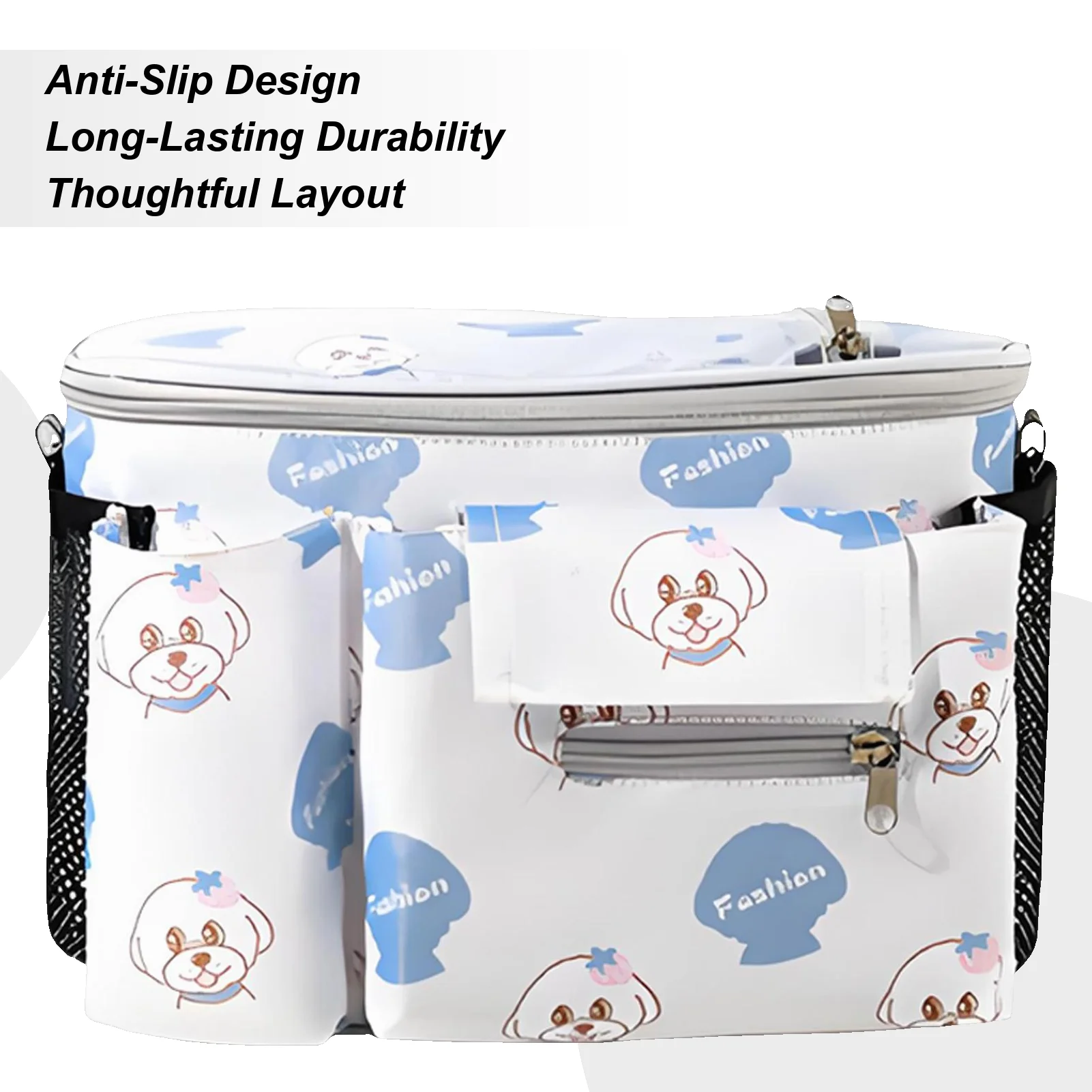 

Stroller Caddy Baby Stroller Organizer Waterproof Storage With Transparent Touch Control Secure Design For Baby Car Travel Mom