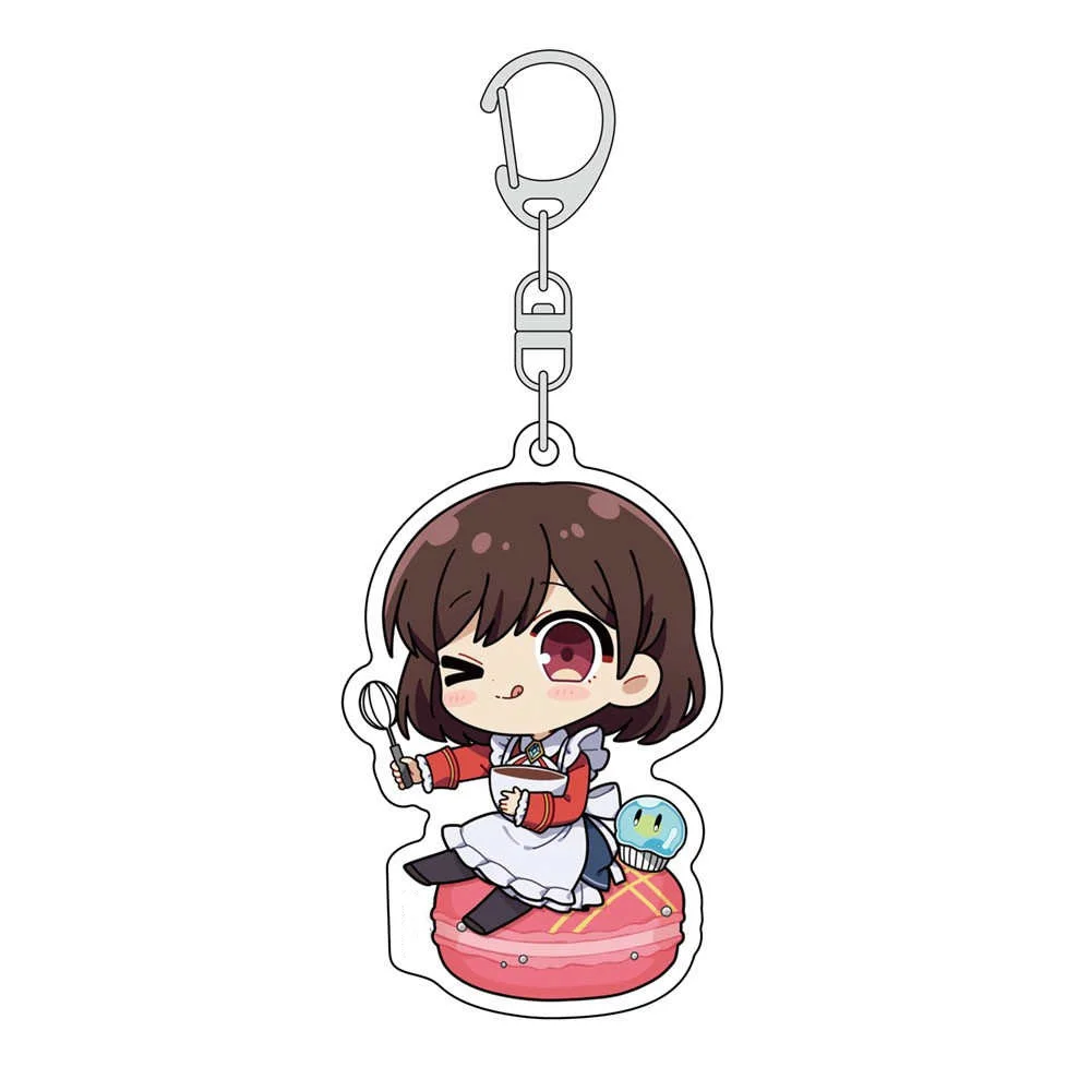 Loen Anime Store I`m in Love with the Villainess Claire & Rae Mana Acrylic HD Figure Keychain Decor Pendant Collection About6cm