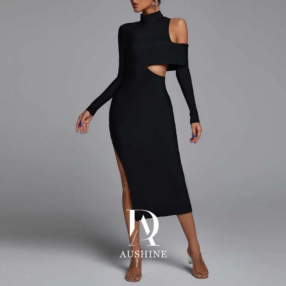 Aushine Dress Luxury Birthday Evening Dress Ankle Length Full Sleeves Summer Elegant Wedding Party Gowns For Women Arab 2024Fu