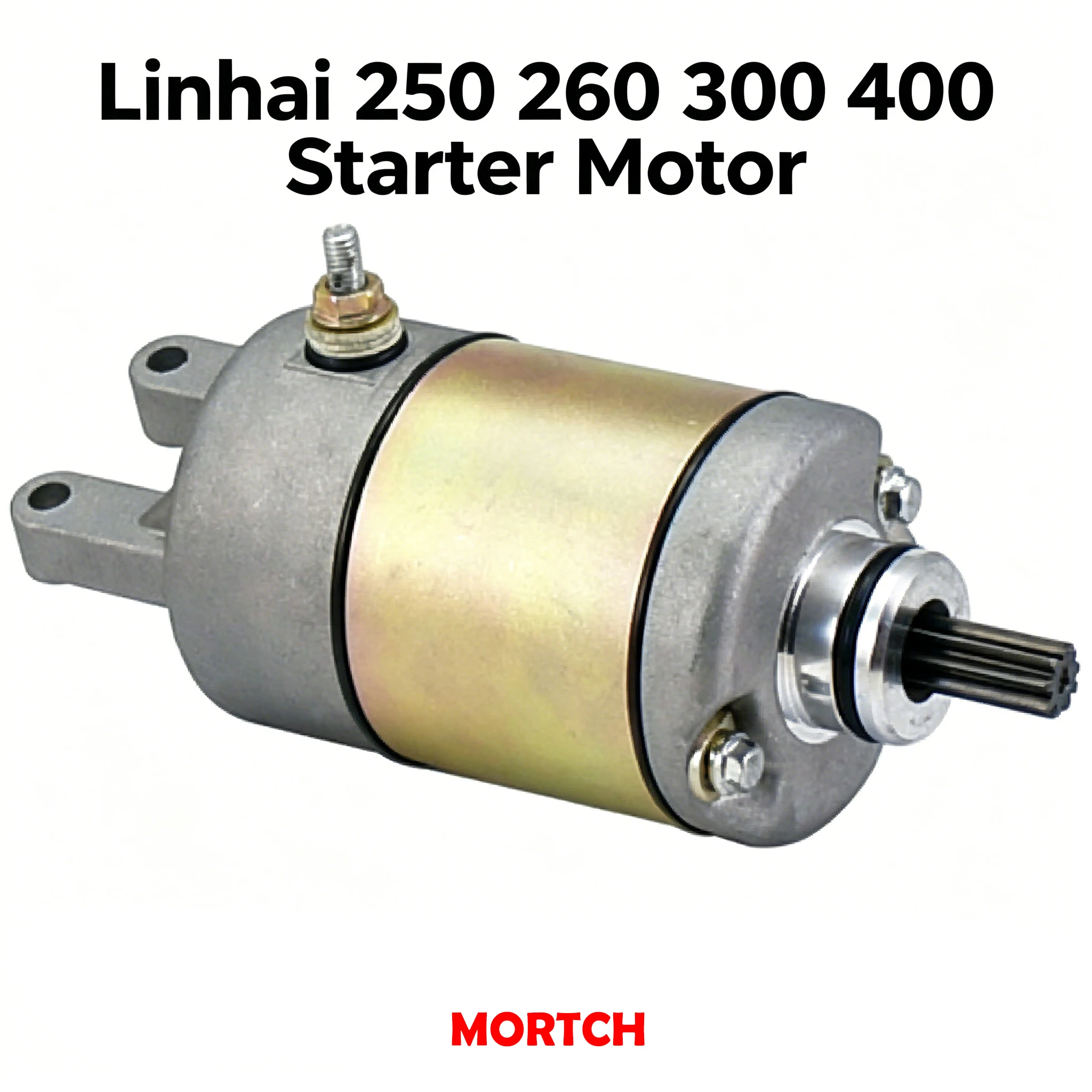 

Replacement Starter Motor LH170M.16 Part 24101 Compatible Linhai 250 260 300 400 Quad Scooter Yamaha Keeway Feishen Jinlang