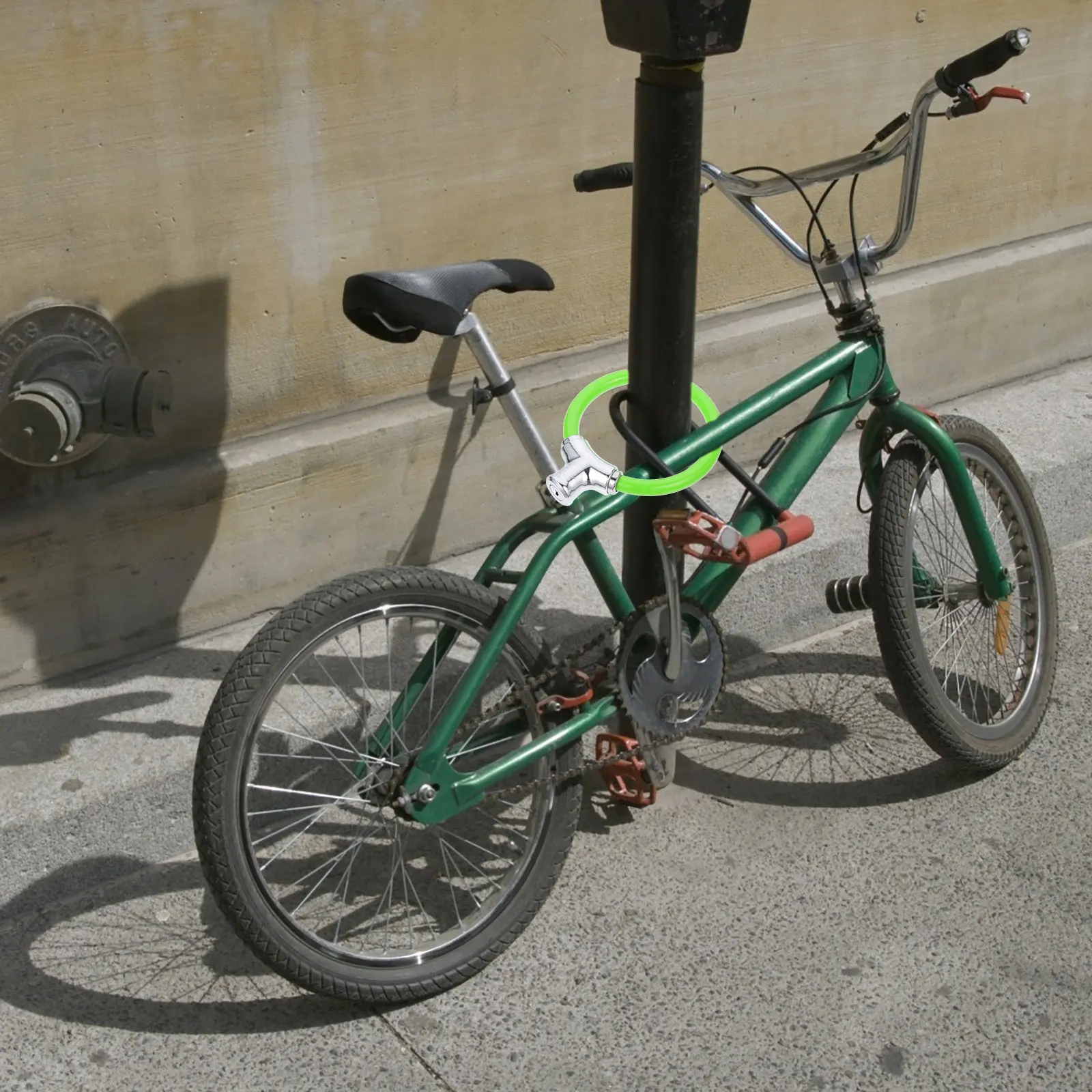 

1Set Colorful Protective Lock Heavy Duty Bike Chain Lock Wear Resistant Cut Proof Secure Locking for Bicycle