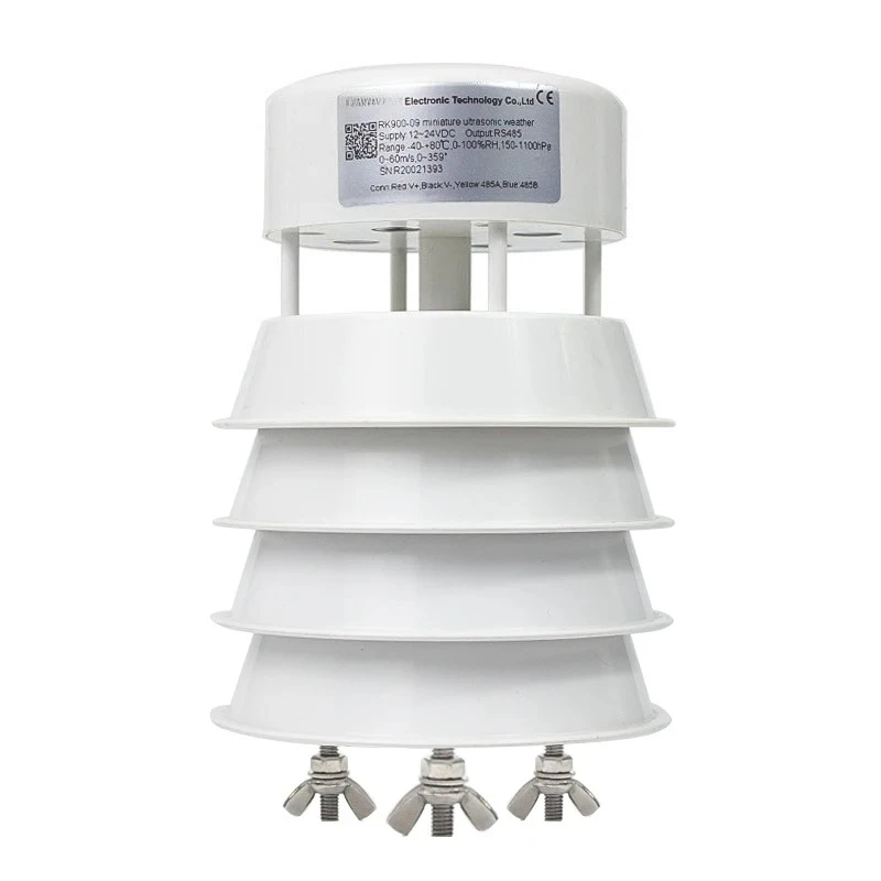 RK900-09 Factory OEM Weather Station Multifunctional Automatic Sensor with ABS+ Aluminum Alloy Includes Wind Speed Sensor