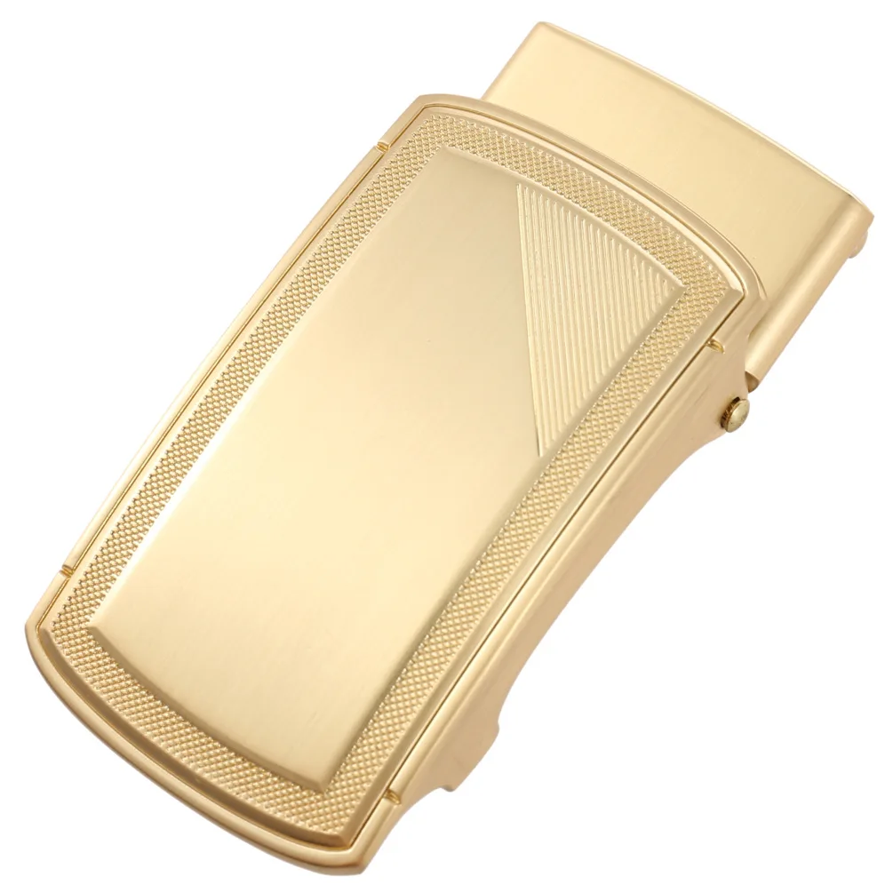 เข็มขัดผู้ชายแบบไม่มีหัวเข็มขัด ทำจากโลหะผสมสังกะสี สไตล์ลำลอง แฟชั่นอเนกประสงค์ หัวเข็มขัดอัตโนมัติ ขนาด 3.5 ซม.