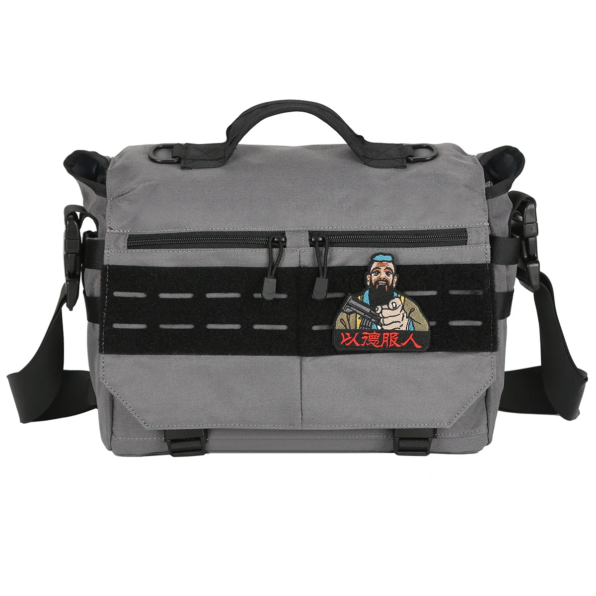 

Multi functional messenger bag, large capacity men's shoulder bag, outdoor waterproof men's single shoulder crossbody bag