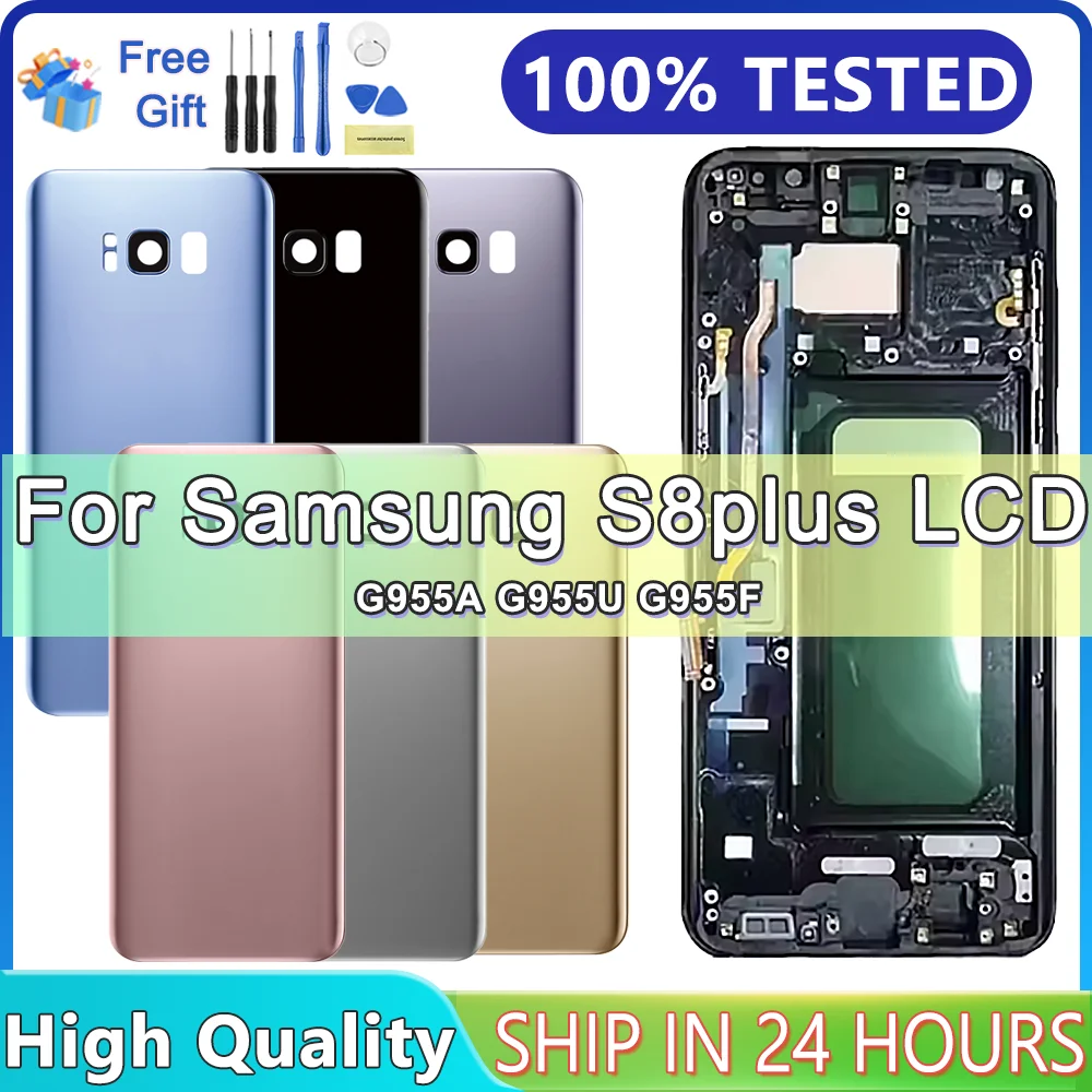 Tested For Samsung Galaxy S8 Plus LCD Display G955 G955F SM-G955FD G955W S8+ LCD Touch Screen Digitize Assembly