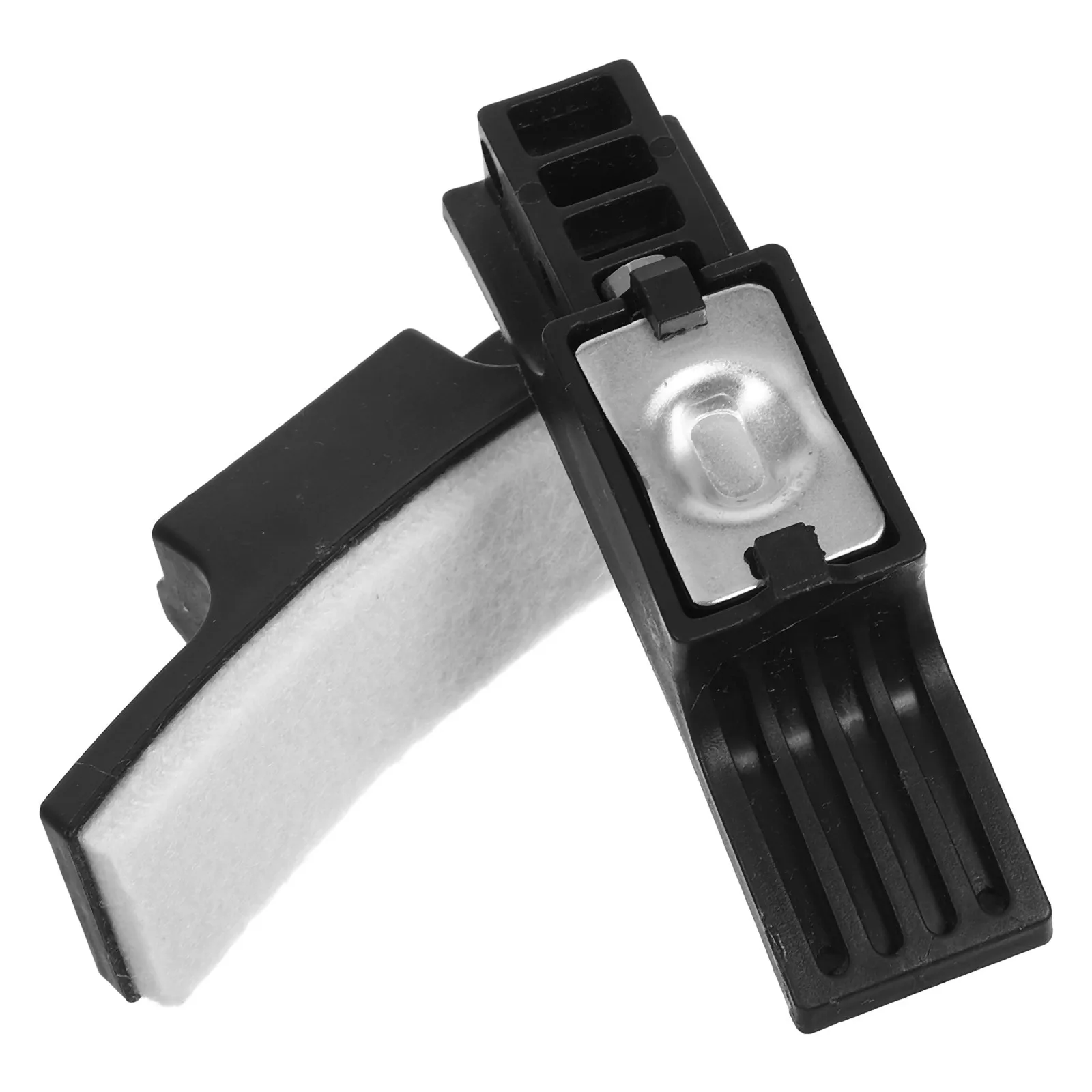 

2Pcs Fitness Bike Brake Blocks Non-Slip Wear-Resistant Exercise Bike Brake Pads Quick Install for Gym Cycling Plastic Brakes