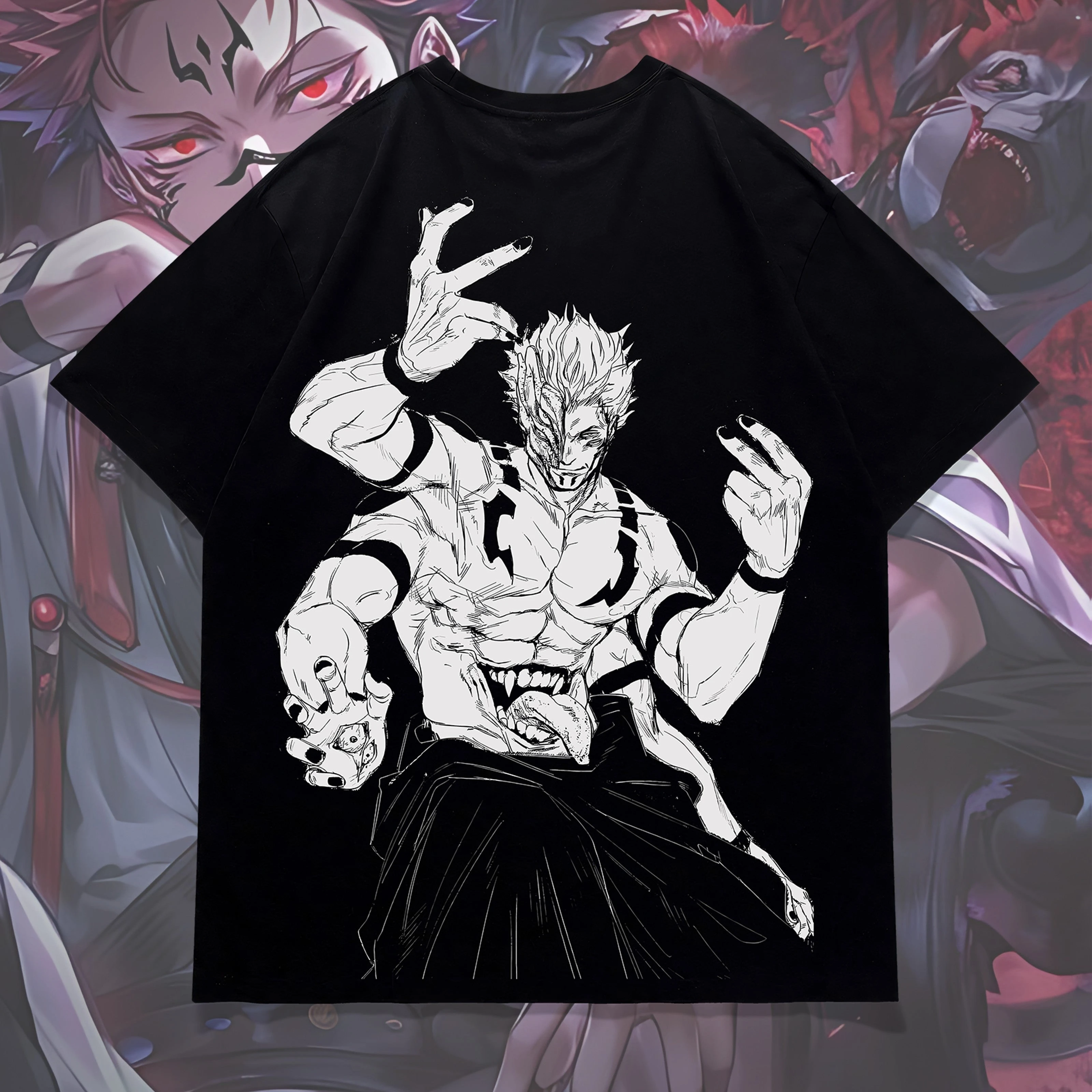 2026 Summer Jujutsu Kaisen Retro Cosplay T-shirt Men's Super Casual Cotton Printed Short-sleeved Unisex Children's Sports Shirt
