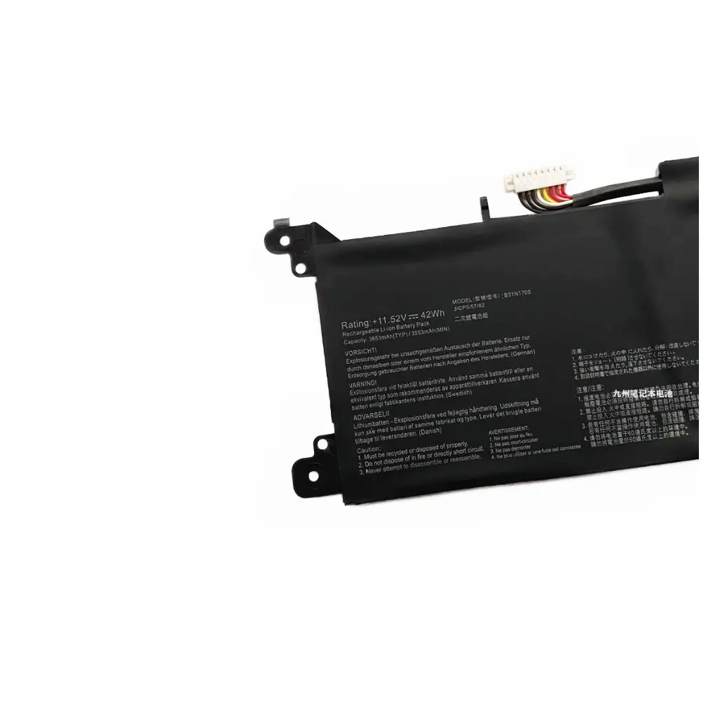 11,52 V 42WH B31N1705 batería del ordenador portátil para Asus VivoBook Flip TP410U TP410UA TP410UF TP410UR Q405UA UX460UA 3ICP5/57/80