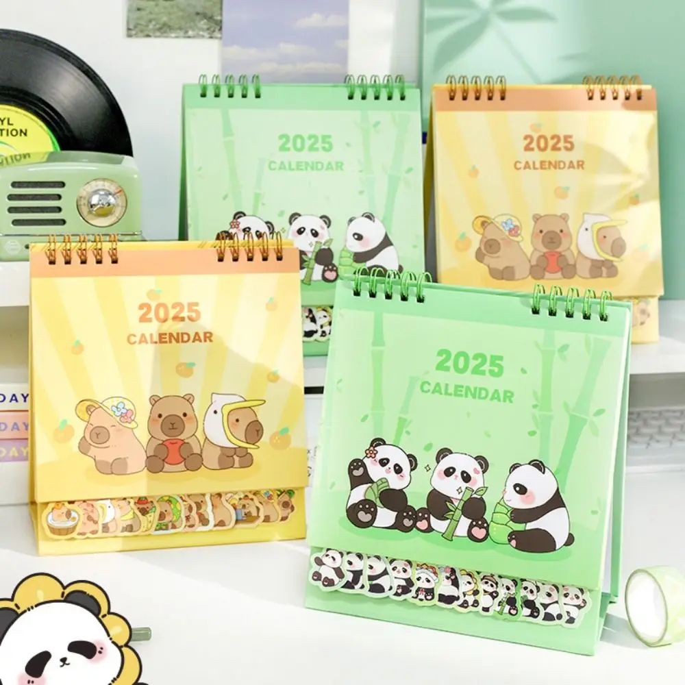 

Kalendar Panda Animal Calendar Planning Standing Flip Capybara Desk Calendar To Do List Agenda 2025 Calendar Ornaments