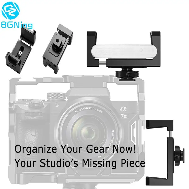 جديد SSD جبل قوس قوة البنك حامل البطارية الحذاء البارد لسامسونج T5 T7 SSD SanDisk SLR كاميرا الحذاء الساخن BMPCC 4K 6K برو قفص