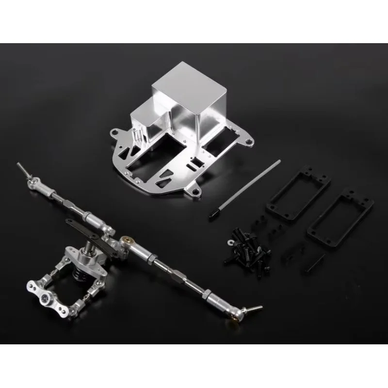 طقم نظام التوجيه المتماثل من الألومنيوم من روفان مع علبة بطارية لجهاز HPI Baja 5B 5T 5SC