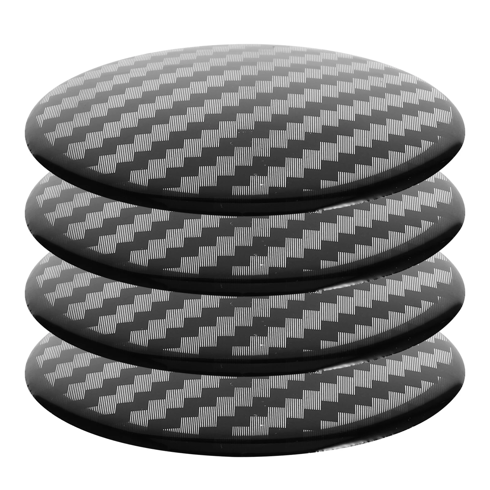 

4Pcs Car Hub Stickers Decorative Wheel Center Caps Easy Install No Tools Required for Auto Wheel Hub Decoration